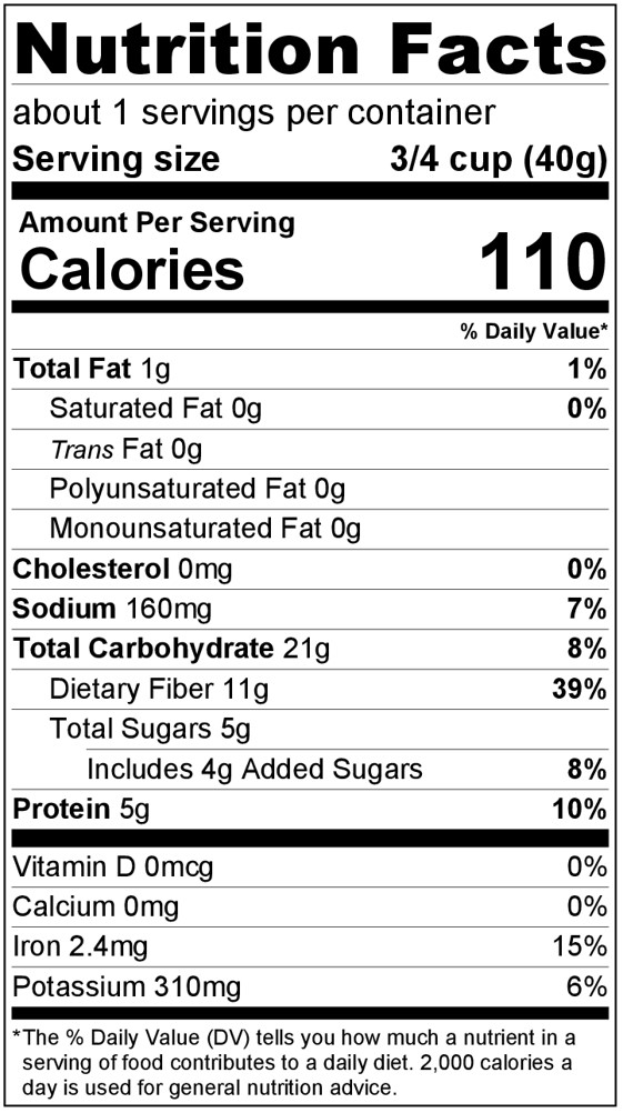 Información nutrimental